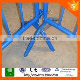 Sliver Spray Painted Temproary Barrier Parking Lot Fence