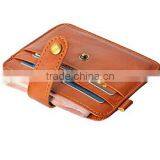 BOSHIHO Genuine Leather Card Holder Key Ring Card Protector ID Holder thumbnail-4