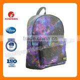 Factory Wholesale Custom Printed 210D/PVC Polyester School Backpack Bag thumbnail-3