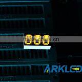 3 Digits 7 Segment LED Display,0.25" With Yellow