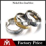 Stainless Steel Glass Face Drawing Ring thumbnail-1