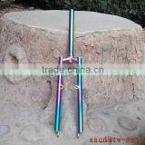 Titanium MTB Bike Front Fork With Rainbow Color Mountain Bike Front Fork Titanium Rainbow Color Mtb Front Fork