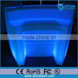 Light up Rgb Color Bar Furniture Design,led Illuminated Round Snake Bar Counter