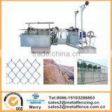 Playground Basketball Field Fencing Making Machine PLC Chain Link Fence Weaving Machine thumbnail-1