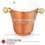 Copper/Stainless Steel Ice Bucket thumbnail-1