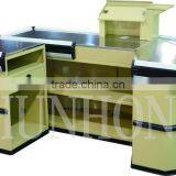 Fashional Style Checkout Counter for Supermarket With the Corner