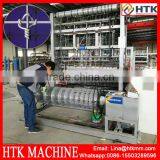HTK Automatic Galvanized Fixed Knot Cattle Fence Weaving Machine With Facotory