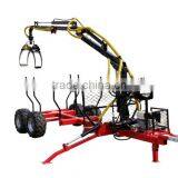 Timber Trailer With Crane thumbnail-1