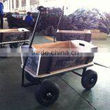 Deluxe Wooden Wagon for Kids TC4203B thumbnail-2