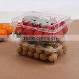 Rectangular Transparent 250g Fruit Storage Box Sealed Plastic Fresh Fruit Container With Lid thumbnail-5