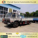 8-10 Ton Crane Lorry Right Hand Drive New Cargo Truck Crane thumbnail-1