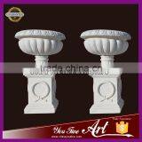 High Quality Handcarved Marble Flower Pot thumbnail-2