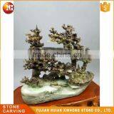 Lively Reality Oriental Treasure Jade Stone Tree thumbnail-1