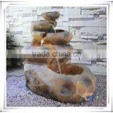 Beautiful Imitation Stone Fiberglass Outdoor Garden Water Fountain thumbnail-1
