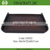 Cheap Brown Bamboo Tray thumbnail-5