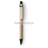 Recycled Paper Ballpoint Pen With Cardboard Barrel,wooden Clip thumbnail-1