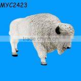 Handmade Buffalo Wildlife Animal Figure thumbnail-1