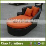 SGS Test Wicker Rattan Foot Shape Day Bed Sofa Bed thumbnail-1