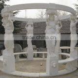 European Sex Lady Stone Column in Pillar Used for Decorative thumbnail-4