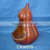 Porcelain Candy Holer With Red Glazed thumbnail-1