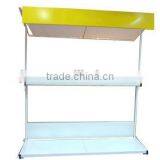 Wheel Metal Shelves Display Stand thumbnail-1