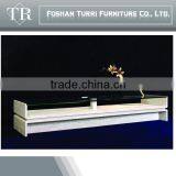 Simplicity Travertine Stone With Glass Surface Coffee Table thumbnail-5