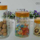 China Supplier Cheap Cylinder Glass Jar for Food and Candy thumbnail-1