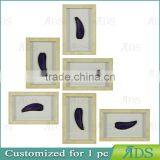 1Pc Customized 3D Shadow Box Wall Art With Color Natural Agate Stone thumbnail-6