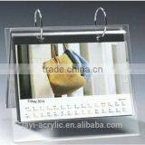 2017 New Year Calendar Small MOQ Acrylic Desk Calendar, Acrylic Tabletop Calendar thumbnail-2