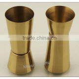 Stainless Steel Jigger With Brass Finish thumbnail-2