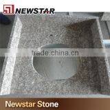 Newstar Prefabricated Peach Red Stone Vanity Top Granite Countertop thumbnail-3