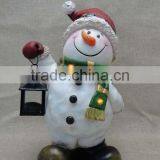 New Design Resin Christmas Snowman Ornament Wholesale thumbnail-5