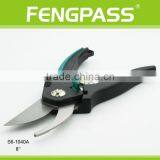 S6-1040A 8 Inches PP+ TPR Handle With Stainless Steel and Strong Power Classical Garden Scissors thumbnail-3