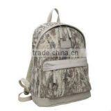 (OEM) Exquisite Canvas Western Style Casual School Backpack thumbnail-1