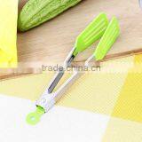 UJ16 9 Inch High Quality Stainless Steel Serving Tongs thumbnail-2