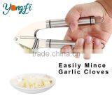 Silicone Tube Roller Stainless Steel Garlic Press and Peeler Set thumbnail-4