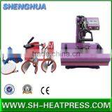 Multi-functional 8 in 1 6 in 1 5 in 1 4 in 1 T-shirt Combo Heat Press Machine