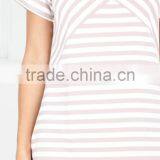 Hot Sale Latest Design Stripe Dress Women Summer Shift Dress thumbnail-4