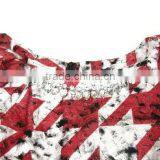 Fashion Jarquard Crochet Ruffle Bottom Long Sleeves High Quality Direct Manufacturer Ladies Blouse Hot Style thumbnail-4