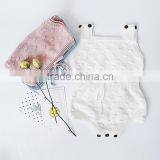 Casual Newborn Baby Girls Wholesale Pure Colour Worsted Sweater Romper thumbnail-5