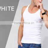 Latest Design Fashion Gym Wholesale 100 Cotton Blank Mens Tank Top, Custom Tank Top thumbnail-3