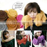 Acrylic Women's Knitted Scarf thumbnail-4