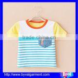 OEM Wholesale Summer Pocket Stripe Kid Shirt Pattern thumbnail-2