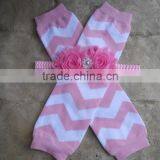 2 pcs baby boutique clothing set leggings and headband wholesale price