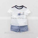Wholesale Baby Boy Clothes Boy Sets 2pcs Toddler Kid Baby Boy Outfits Short Sleeve T-Shirt + Shorts thumbnail-1