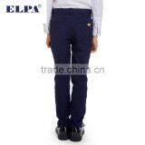 ELPA Latest Design Embroidered Dark Blue Elastic Boys' Trousers Handsome Casual Boys Pants With Elastic Belt Waist thumbnail-3