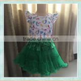 Factory sell Girls tutus skirts Child Dancewear Cute Chiffon Tutu Full Pettiskirt Kids Princess Skirt