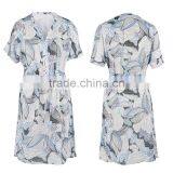 Summer New Design Casual Dresses Beach Wind Style Printing High-waist Elegant Thin Ladies Long Chiffon Dress thumbnail-2