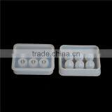 Silicone Resin Mold Rectangle White 72mm x 59mm thumbnail-1