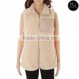 FACTORY Wholesale Monogrammed Sherpa Fleece Vest thumbnail-2